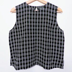 Eileen Fisher black tank top M